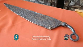 Beschlagnahmtes Messer