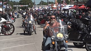 Bikers and their bikes