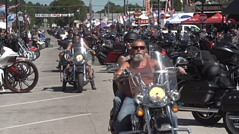 Bikers and their bikes