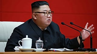 Kim highlighted two challenges against the country - to fight COVID-19 and to repair storm damage