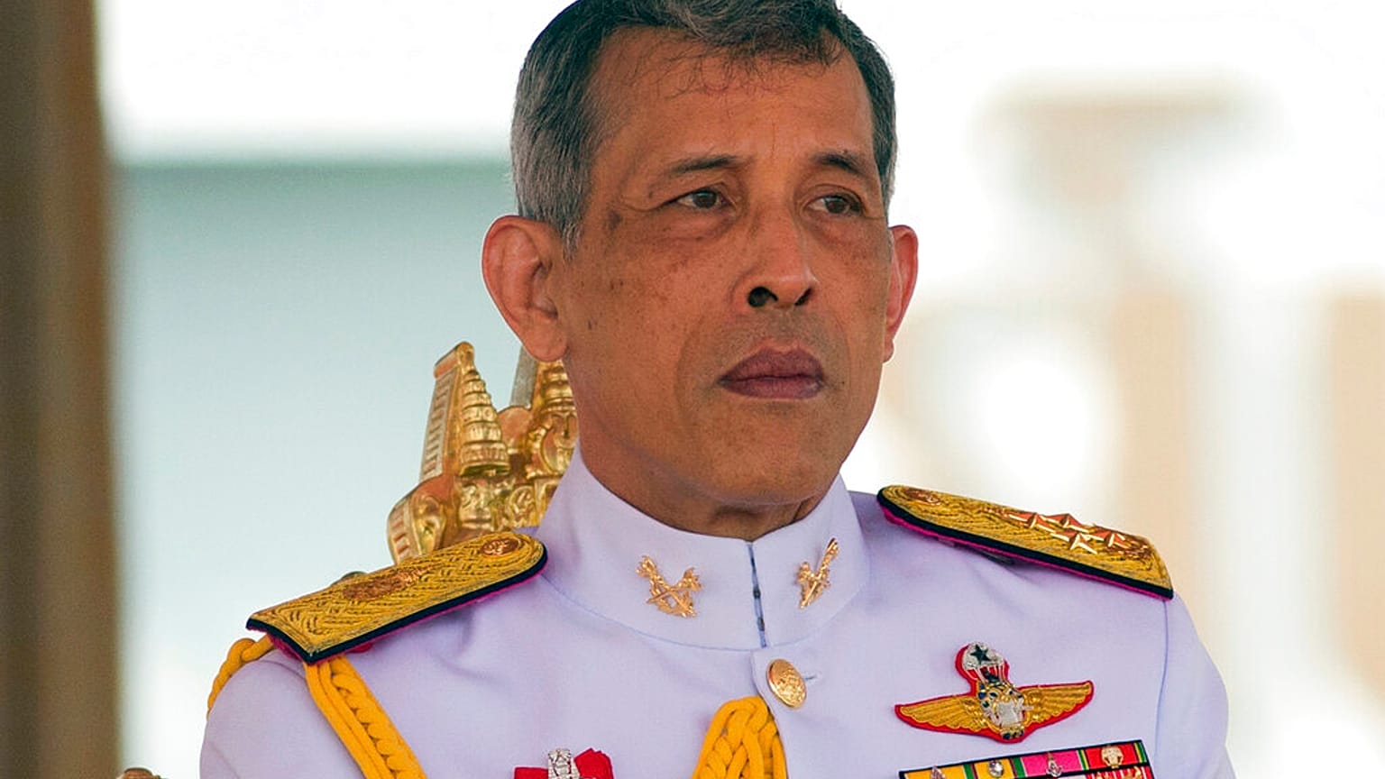 King Maha Vajiralongkorn in Bangkok im Mai 2017