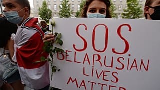 Tüntetés a fehéroroszországi választások után, Varsó