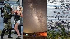 A combination of images featuring this week’s news stories  