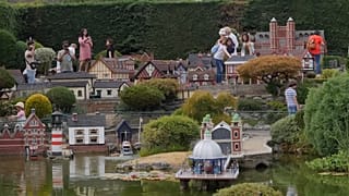Visitors in Bekonscot Model Village