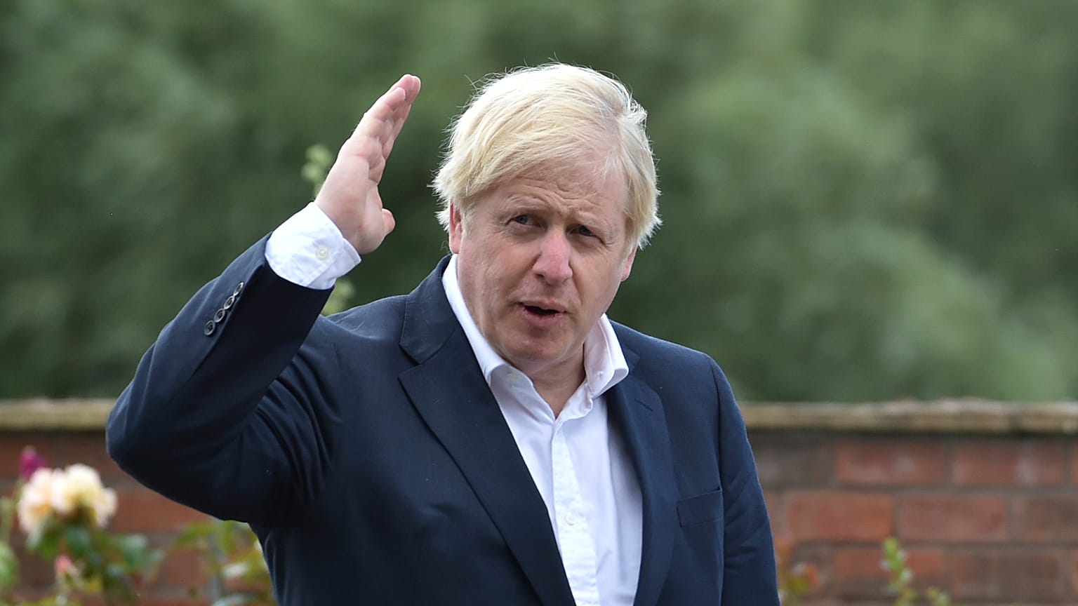 FILE: British Prime Minister Boris Johnson has paid tribute to surviving veterans of the multinational campaign against Japan in World War II