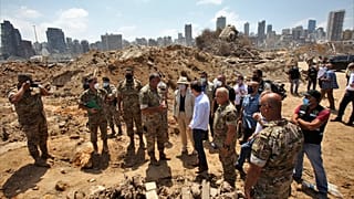 Il sottosegretario USA agli Affari Politici, David Hale, in visita a Beirut. 15.8.2020 