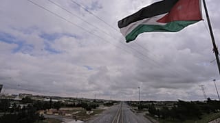 شارع أثناء الإغلاق في عمان، الأردن.
