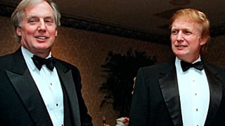 Donald Trump ve hayatını kaybeden kardeşi Robert Trump (solda)
