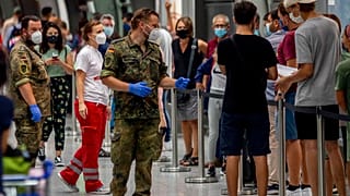 Am Flughafen Frankfurt