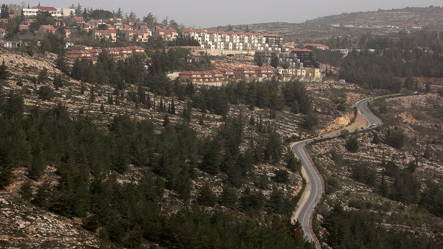 Batı Şeria'da bir Yahudi yerleşim birimi 