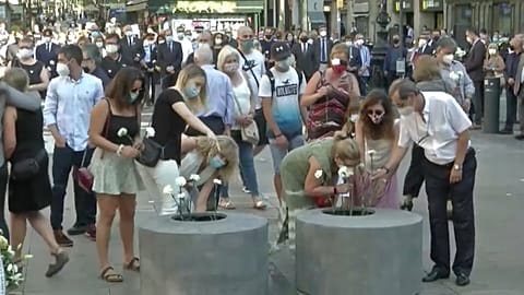 Homenaje a las víctimas del atentado yihadista