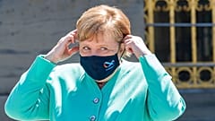 Angela Merkel im Juli