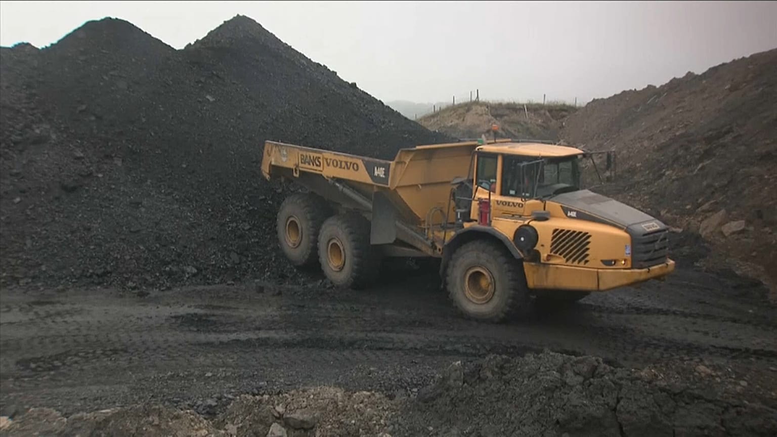 La mine à ciel ouvert de Bradley sera transformée en terrains agricoles et en réserve naturelle.