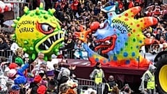 Karneval Februar 2020 - Coronavirus schon dabei
