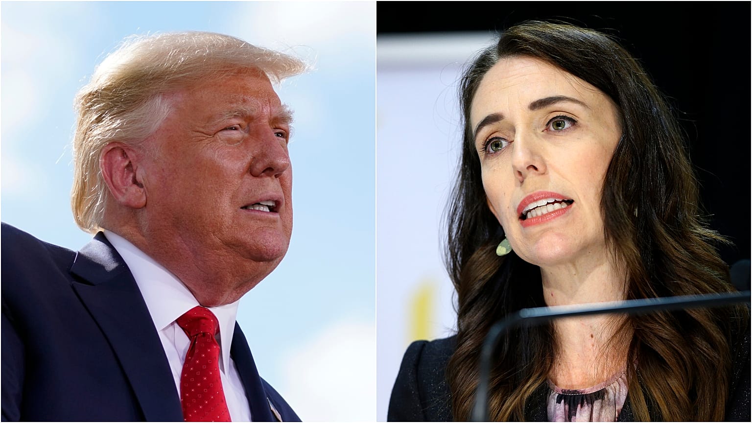 ABD Başkanı Donald Trump ve Yeni Zelanda Başbakanı Jacinda Ardern
