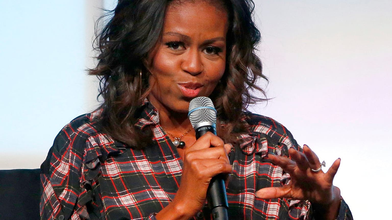 Nov. 1, 2017 file photo, former first lady Michelle Obama in Chicago