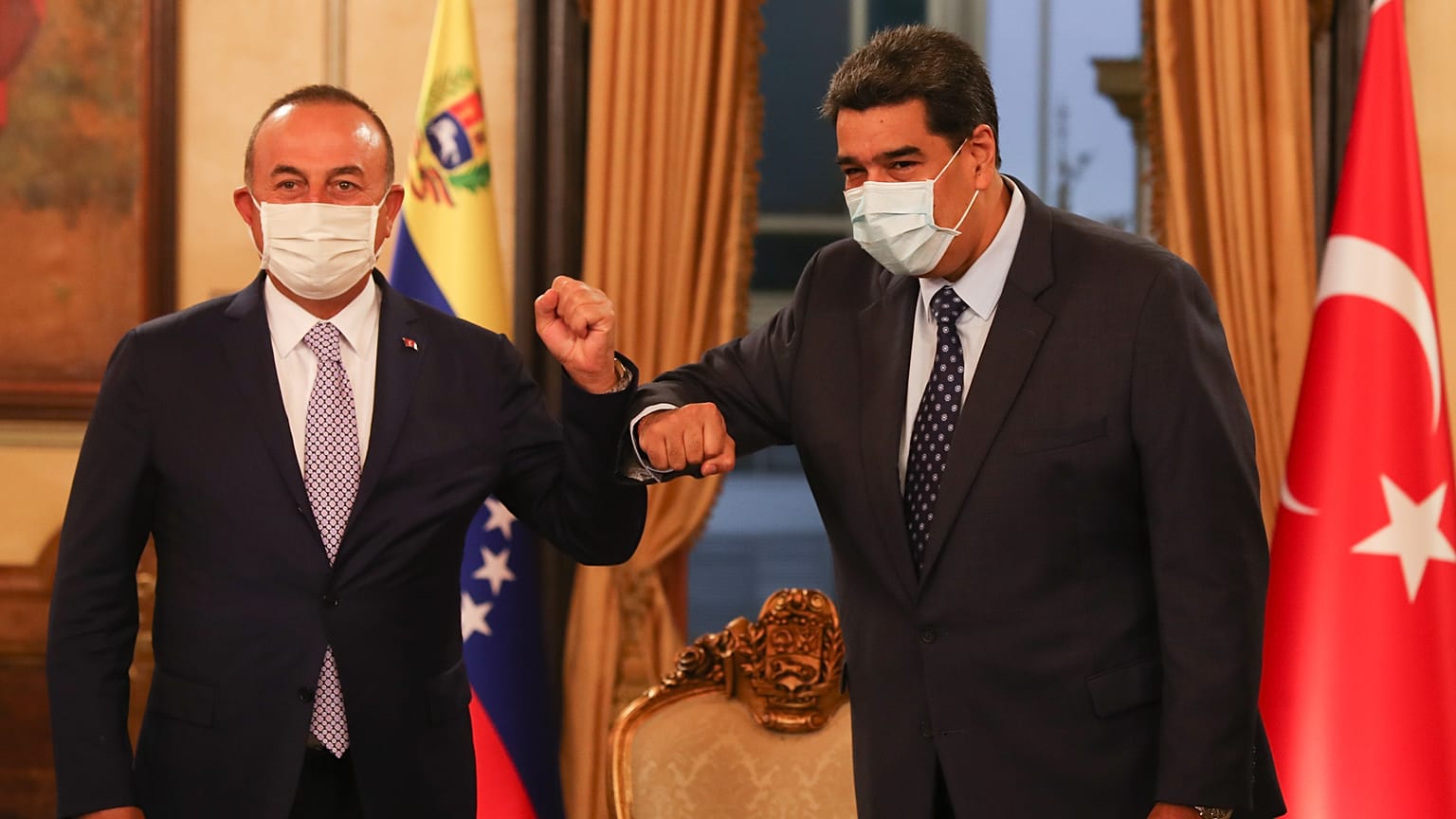 Dışişleri Bakanı Mevlüt Çavuşoğlu ve Venezuela Devlet Başkanı Nicolas Maduro