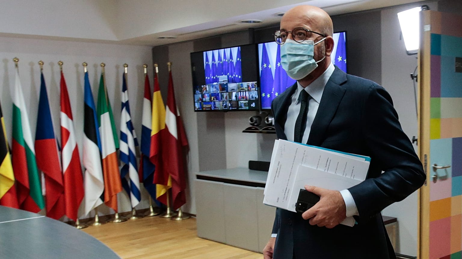 Il presidente del Consiglio europeo Charles Michel