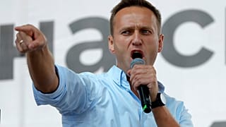 Navalnij szónoklat közben 2019 júliusában