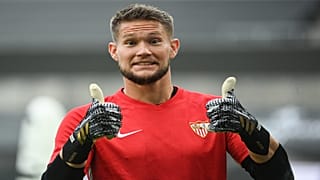 FC Sevilla'nın kalecisi Tomáš Vaclík