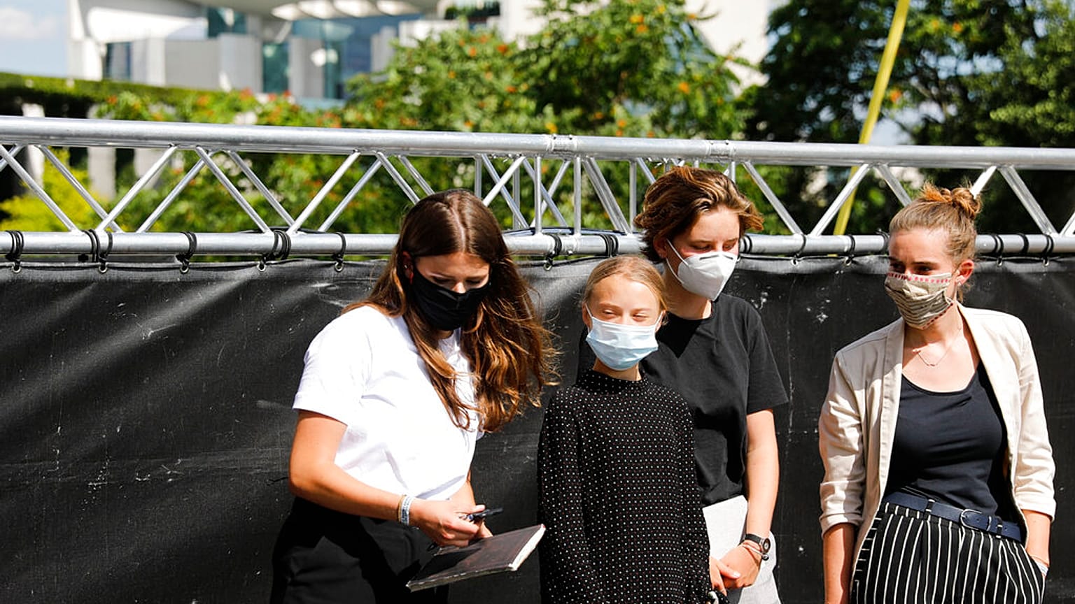 Klimaaktivistinnen in Berlin