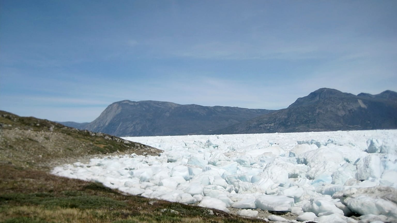 Eisschild auf Grönland. 