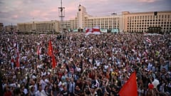 Minsk'te protestolar devam ediyor