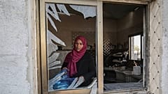 Il giorno dopo l'attacco aereo israeliano a Gaza