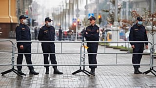 ماموران پلیس در بلاروس