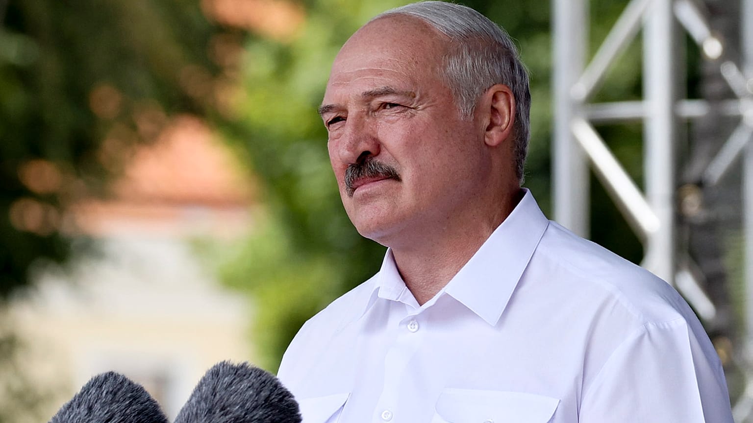 Александр Лукашенко на митинге сторонников в Гродно
