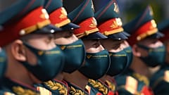 Построение на церемонии открытия Армейских международных игр — 2020