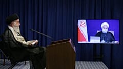 سخنرانی ویدئویی علی خامنه‌ای با هیات دولت ایران