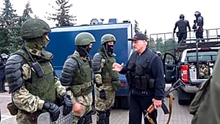 Präsident Alexander Lukaschenko am 23. August in Minsk