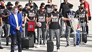 Jogadores do Bayern já regressaram a casa