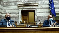 Ο ΥΠΕΞ, Νίκος Δένδιας, και ο ΥΦΥΠΕΞ για θέματα για την οικονομική διπλωματία και την εξωστρέφεια Κώστας Φραγκογιάννης