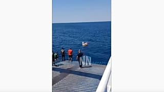 Εικόνα από τη διάσωση του παιδιού 