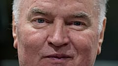 Ratko Mladic au Tribunal pénal international pour l'ex-Yougoslavie à La Haye, le 22 novembre 2017