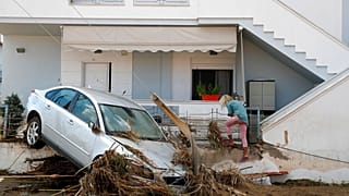 Σημαντικές οι ζημιές από τη θεομηνία στην Εύβοια