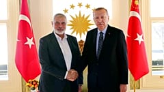 دیدار اسماعیل هنیه با رئیس‌جمهوری ترکیه