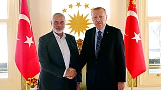 دیدار اسماعیل هنیه با رئیس‌جمهوری ترکیه