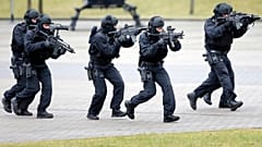Eğitim yapan Alman polisi (arşiv) 