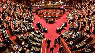 Una seduta del Senato