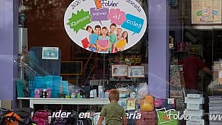 Preparación para la vuelta al cole en España.