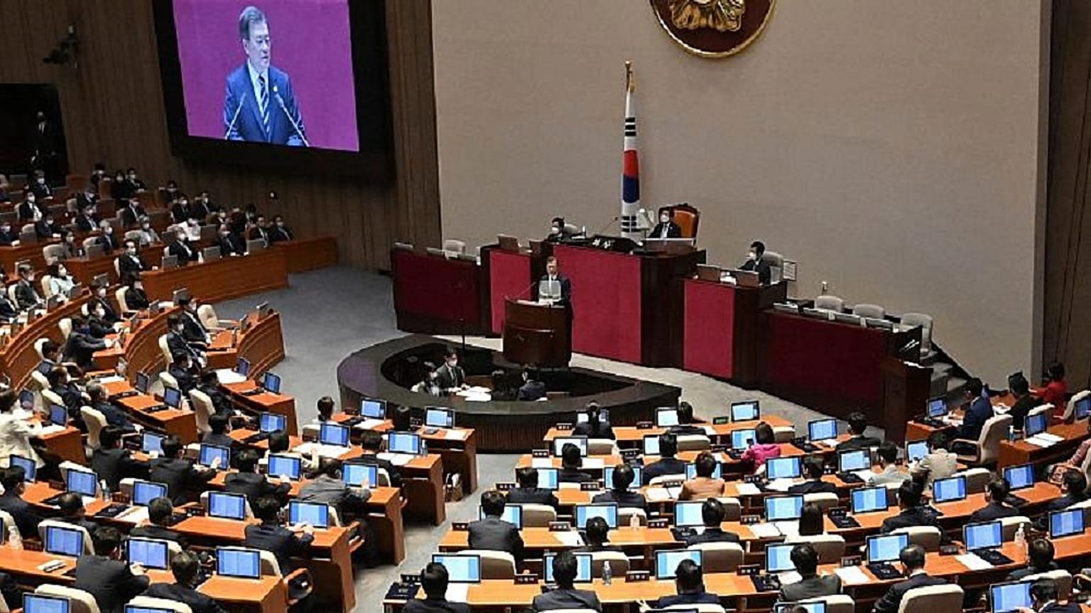 A szöuli parlament ülésterme