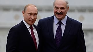 Rusya Devlet Başkanı Vladimir Putin ve Belarus Cumhurbaşkanı Aleksandr Lukaşenko