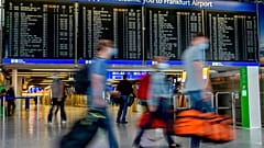 Am Frankfurter Flughafen