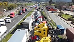 Chiles Lastwagenfahrer streiken