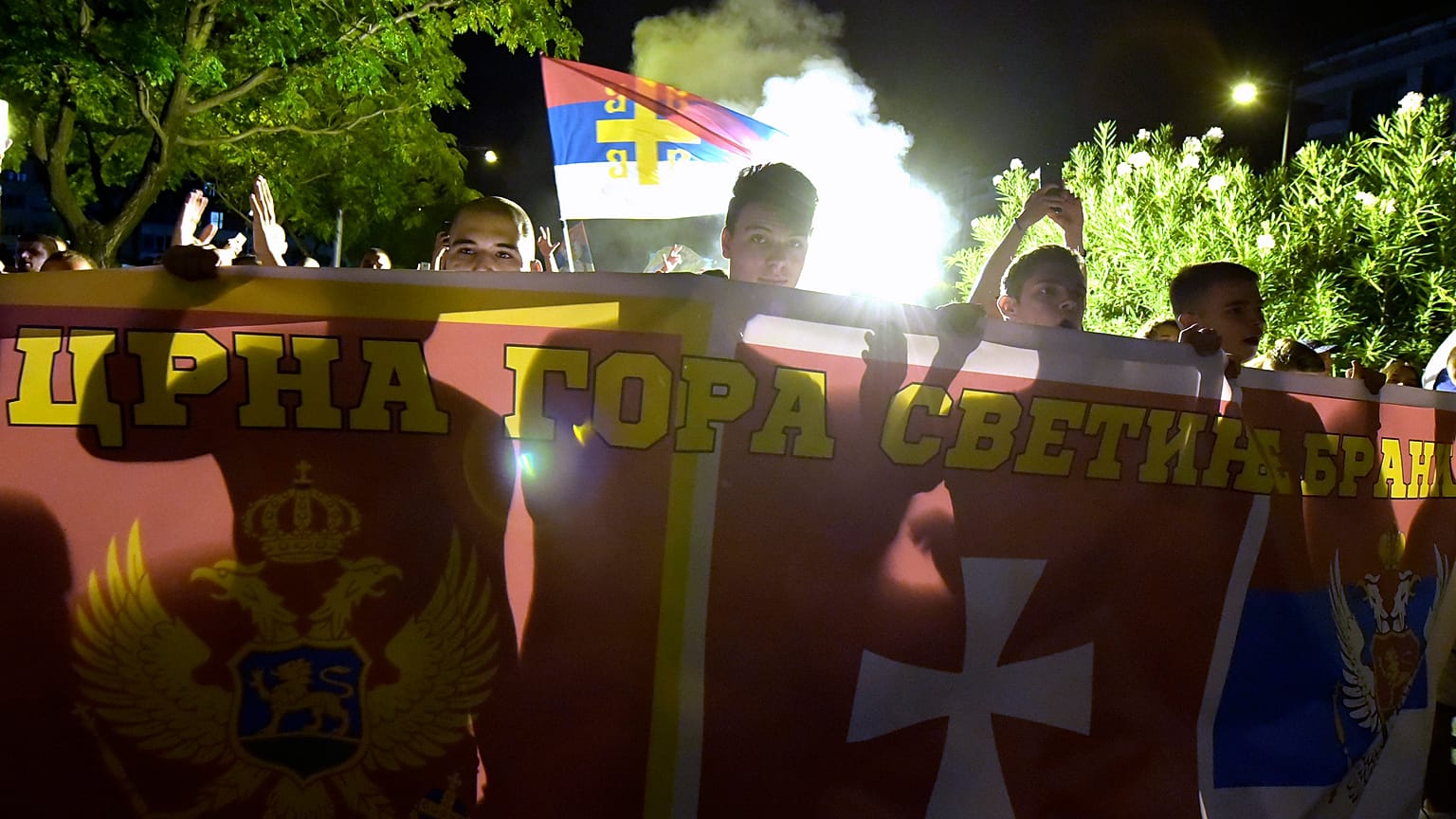 Manifestations au Monténégro
