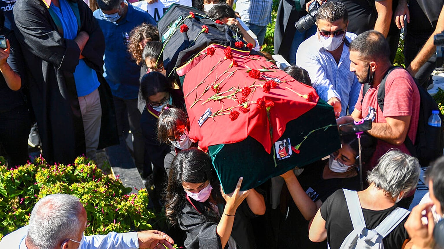 Ebru Timtik funeral