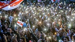 Thousands of protesters are demanding President Lukashenko resigns. 